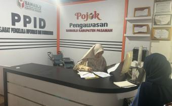  permohonan data terkait pelaksanaan Pemungutan Suara Ulang (PSU) di Pasaman melalui Pejabat Pengelola Informasi dan Dokumentasi (PPID) Bawaslu Pasaman