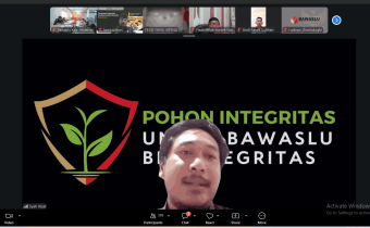  rapat koordinasi secara daring melalui Zoom Meeting terkait permintaan dan verifikasi bukti dukung usulan pembentukan Unit Kerja Mandiri (UKM) Bawaslu Tahap IV