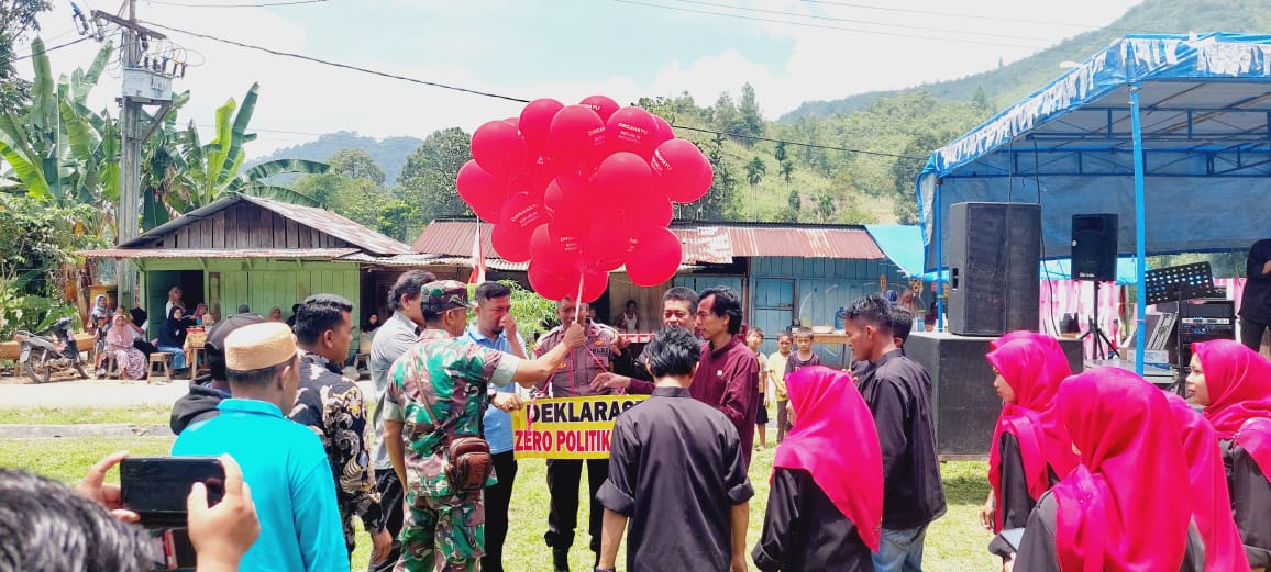 Deklarasi Kampung zero Poltik Uang