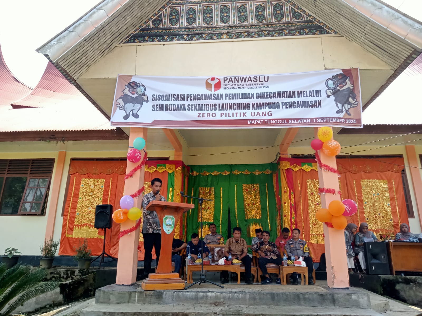 deklarasikan Kampung Pengawasan Zero Politik Uang di Nagari Silayang Kecamatan Mapattunggul Selatan