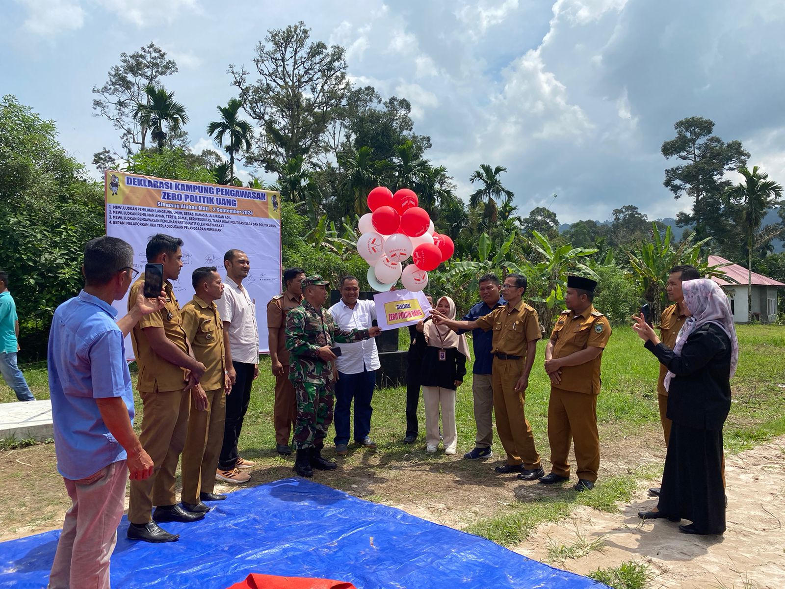 Louncing Kampung Pengawasa Zero Politik Uang di Kecamatan Simpang Alahan Mati