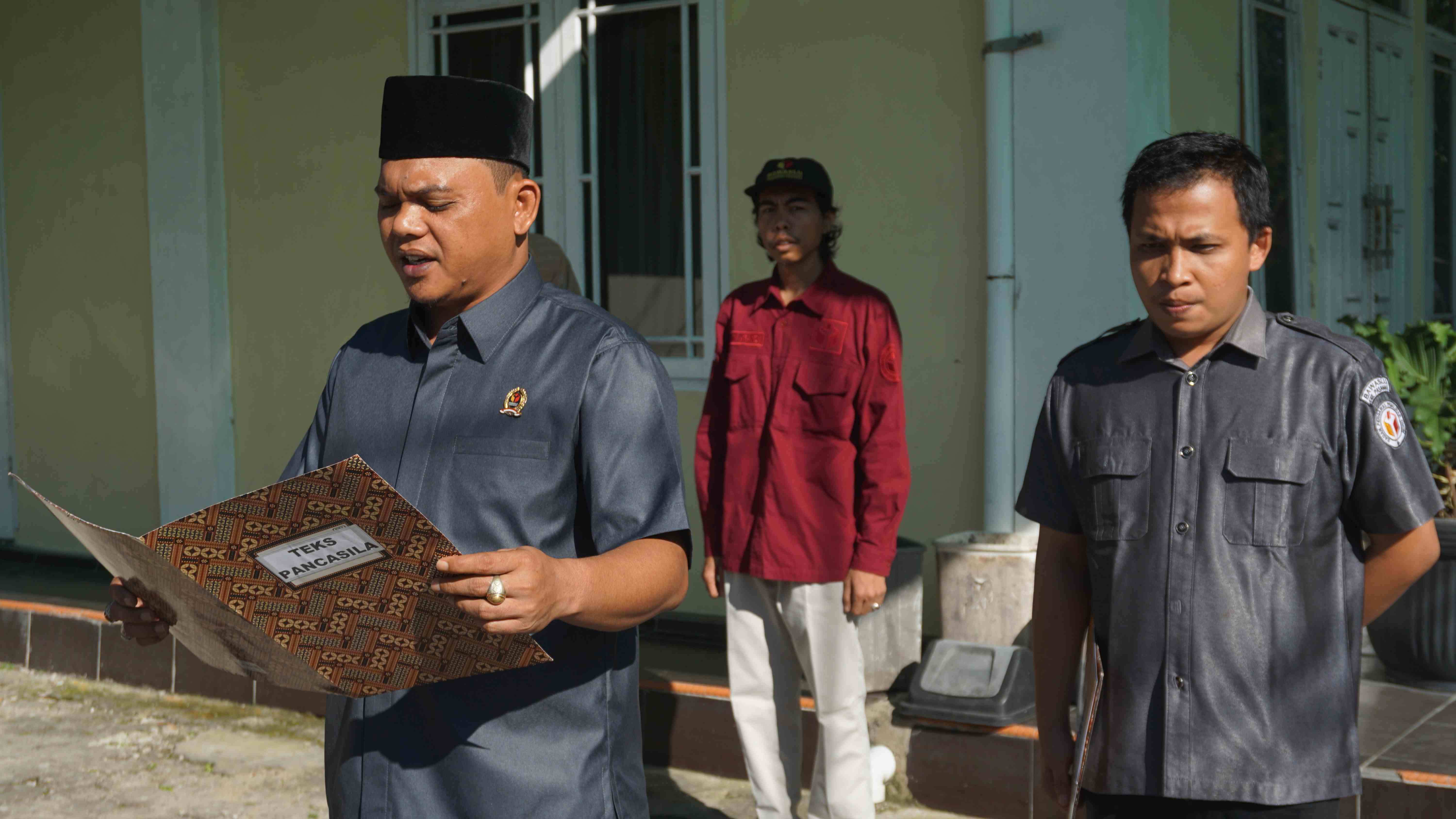 Lumban Tori dalam upacara peringatan Hari Sumpah pemuda