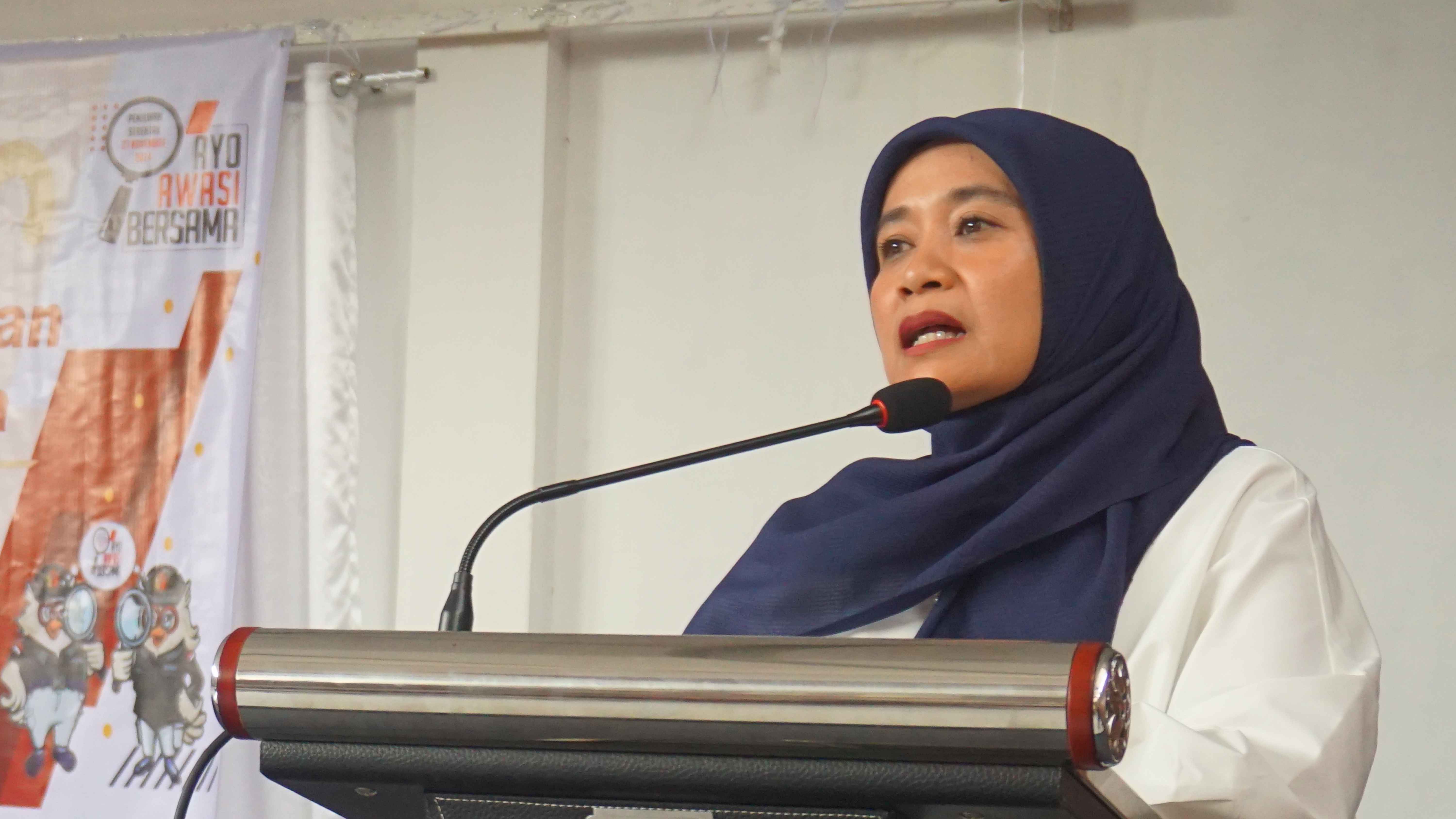 Rini Juita, dalam kegiatan Rakernis 