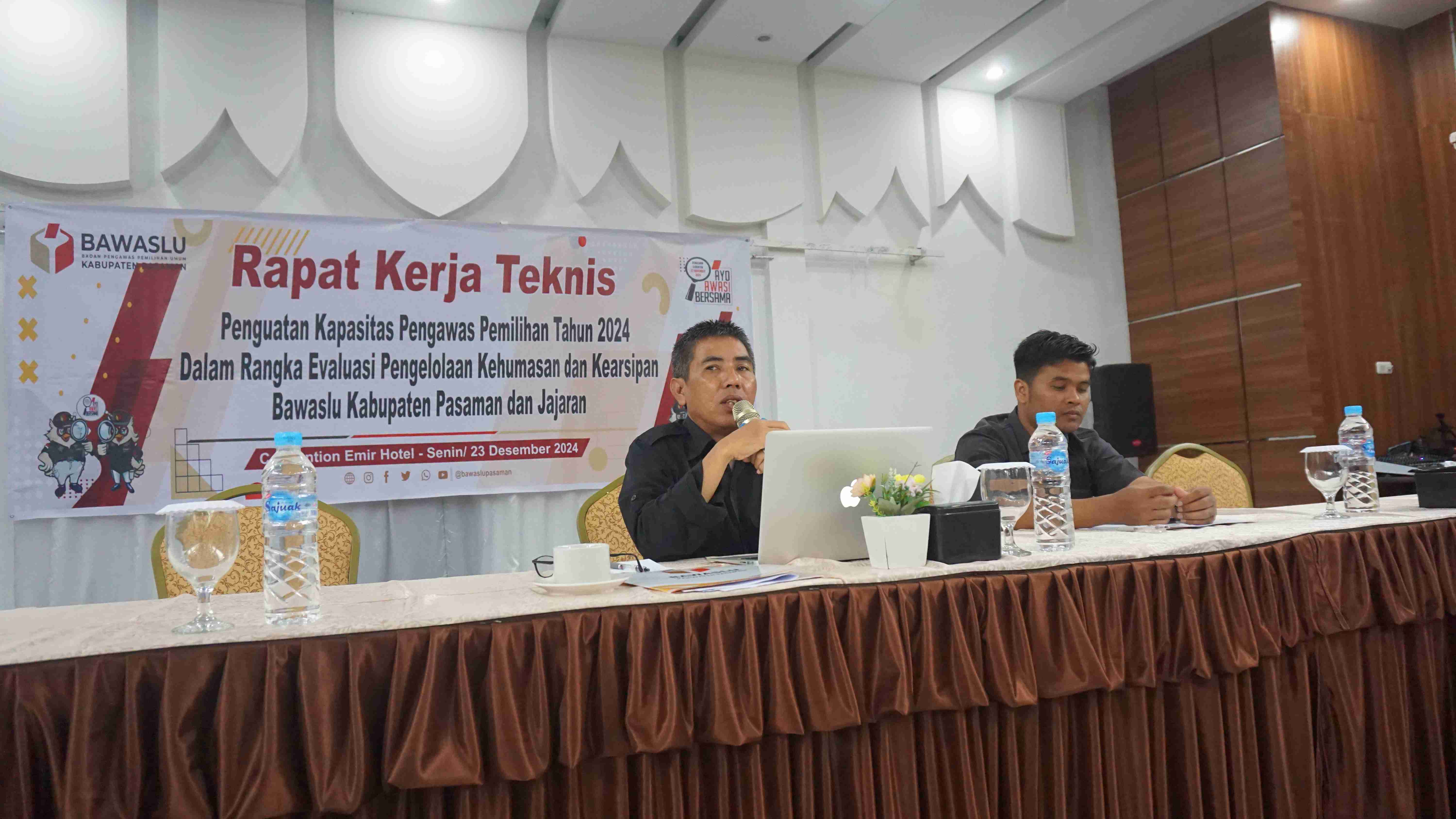 Alvys sebagai Narasumber kegiatan Rakernis