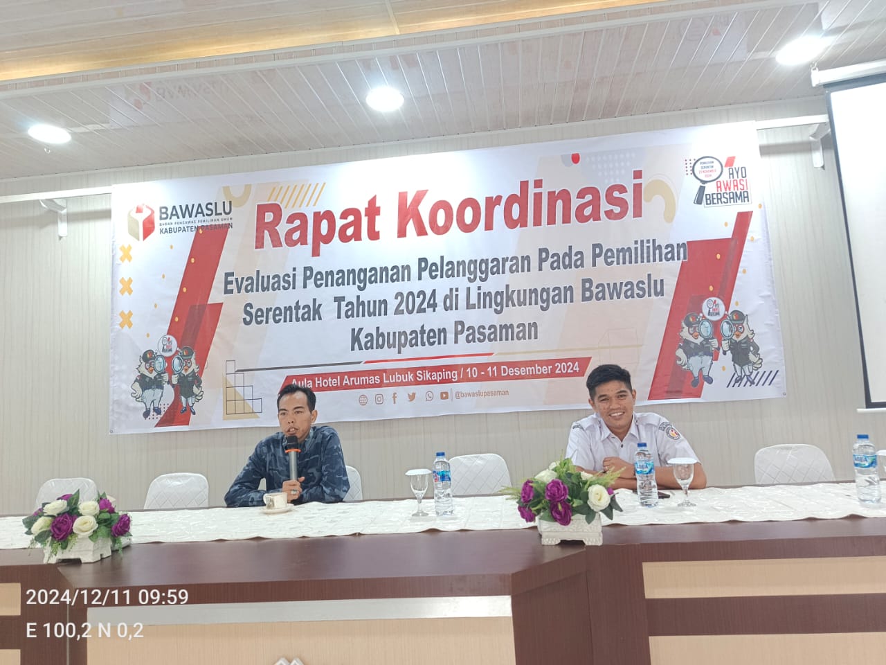 Kegiatan evaluasi penanganan pelanggaran