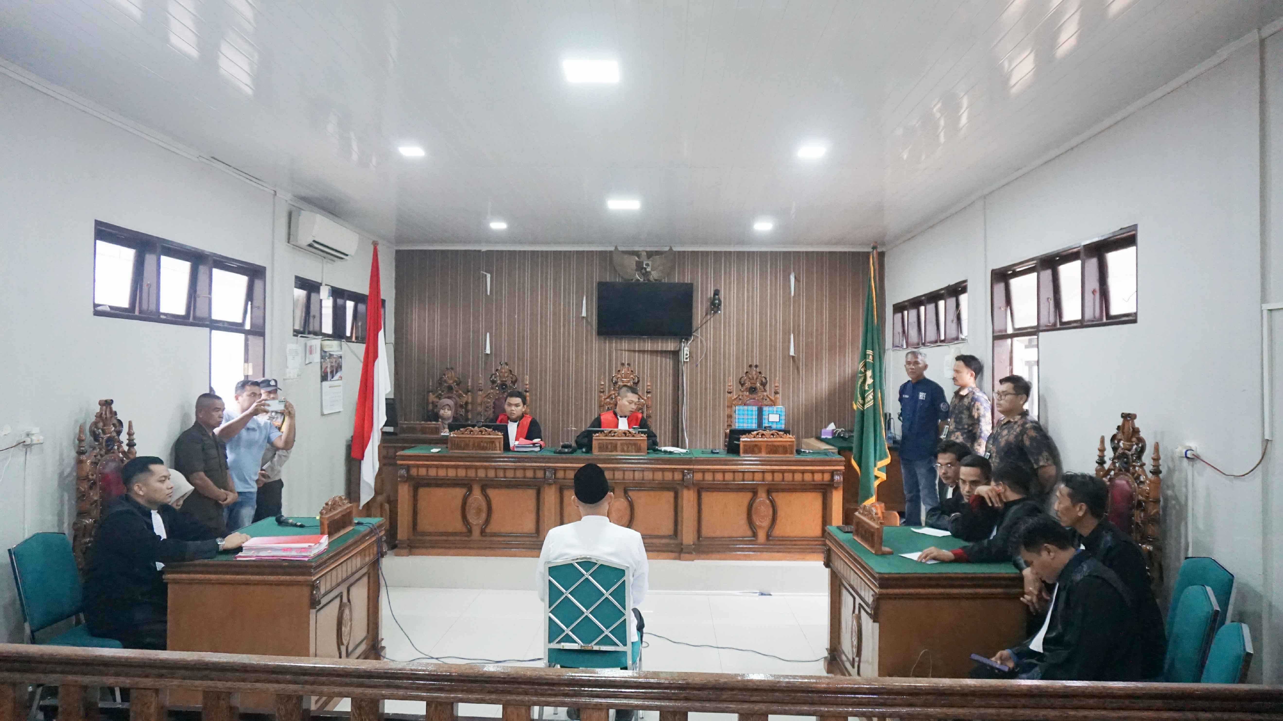 Sabar AS dalam agenda pembacaan putusan