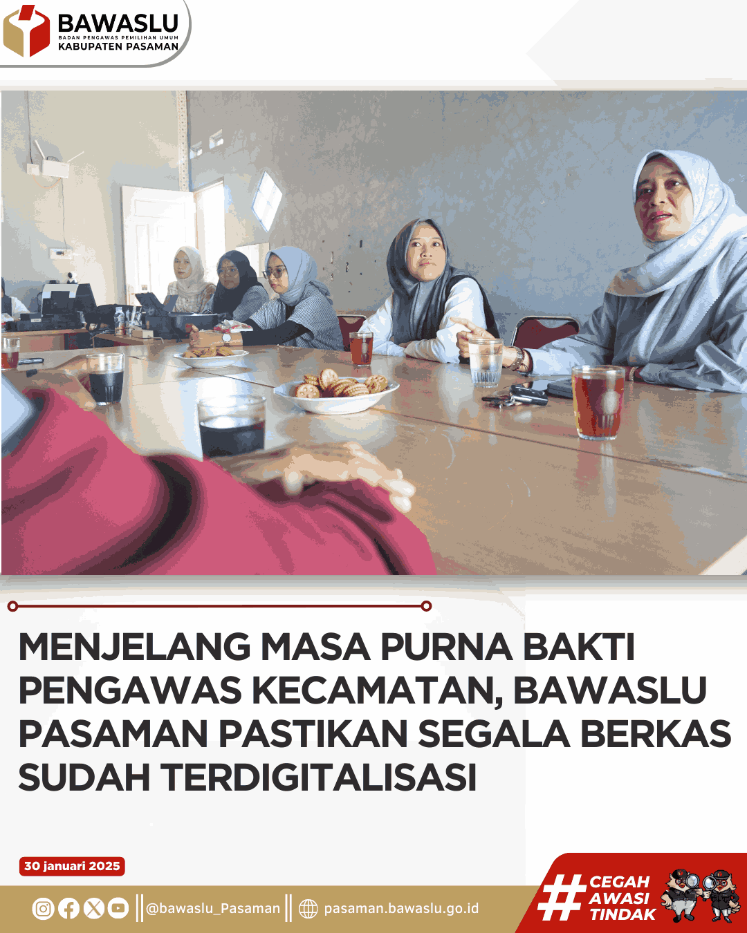 Rini juita (ketua Bawaslu pasaman) dalam giat Sumon arsip