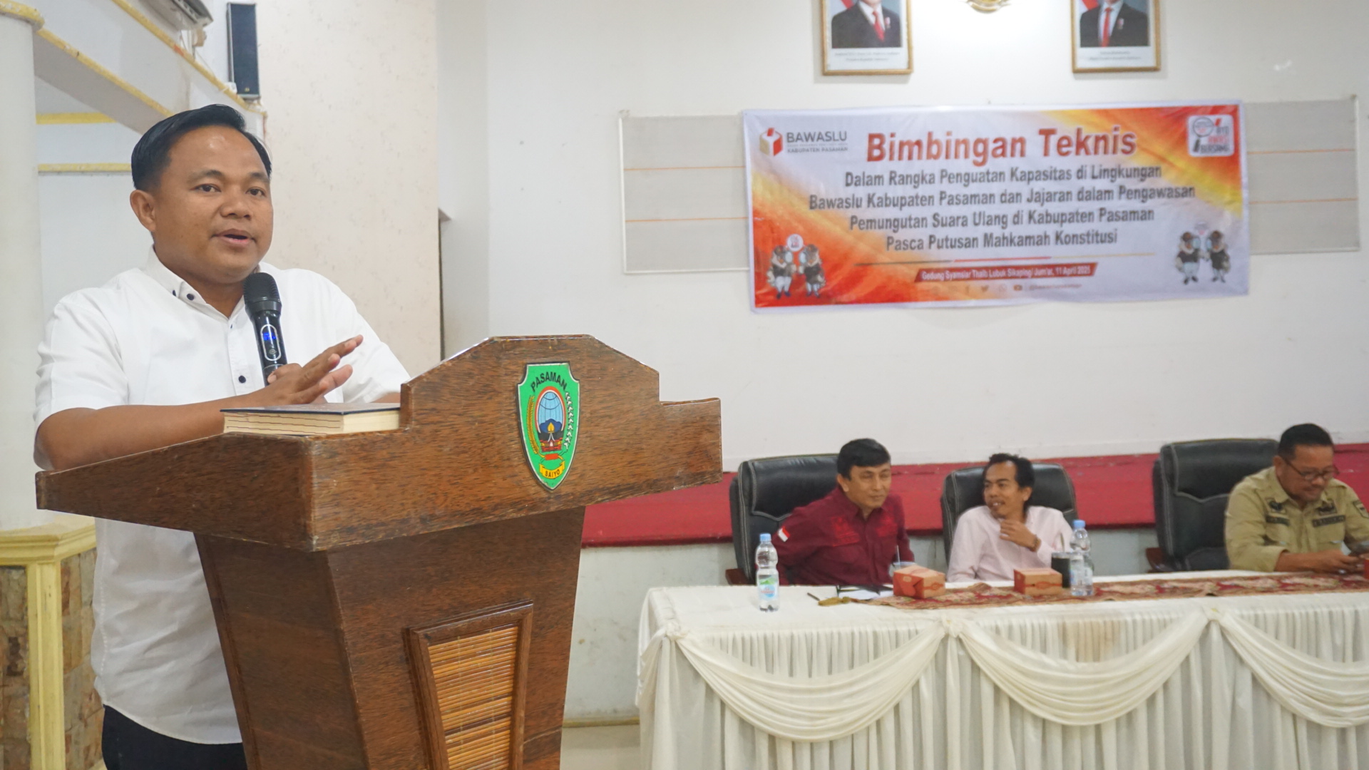 Muhammad Khadafi,  Koordinator Divisi Pencegahan, Partisipasi Masyarakat dan Humas Bawaslu Sumbar