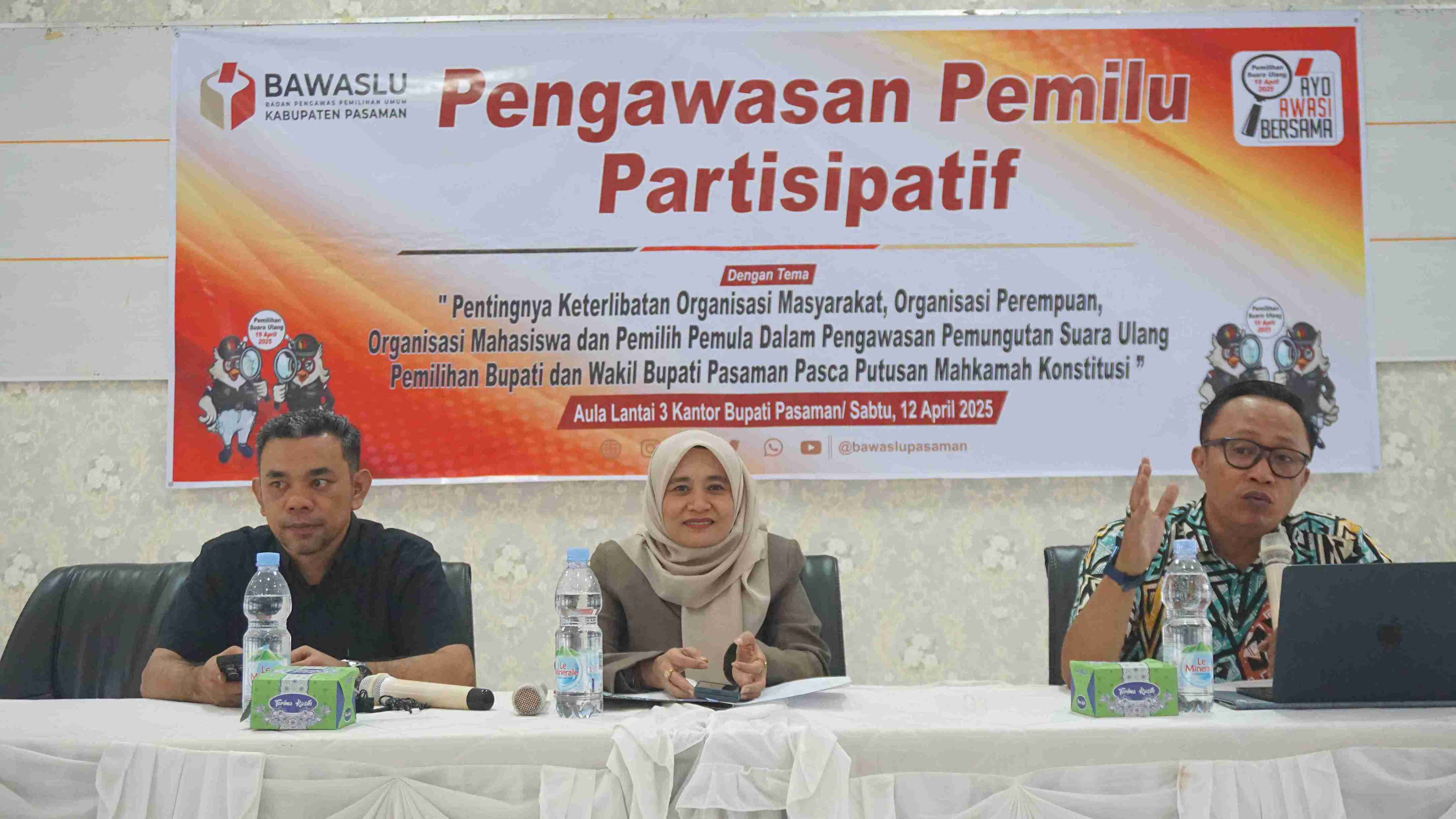 narasumber pada kegiatan pengawasan partisipatif