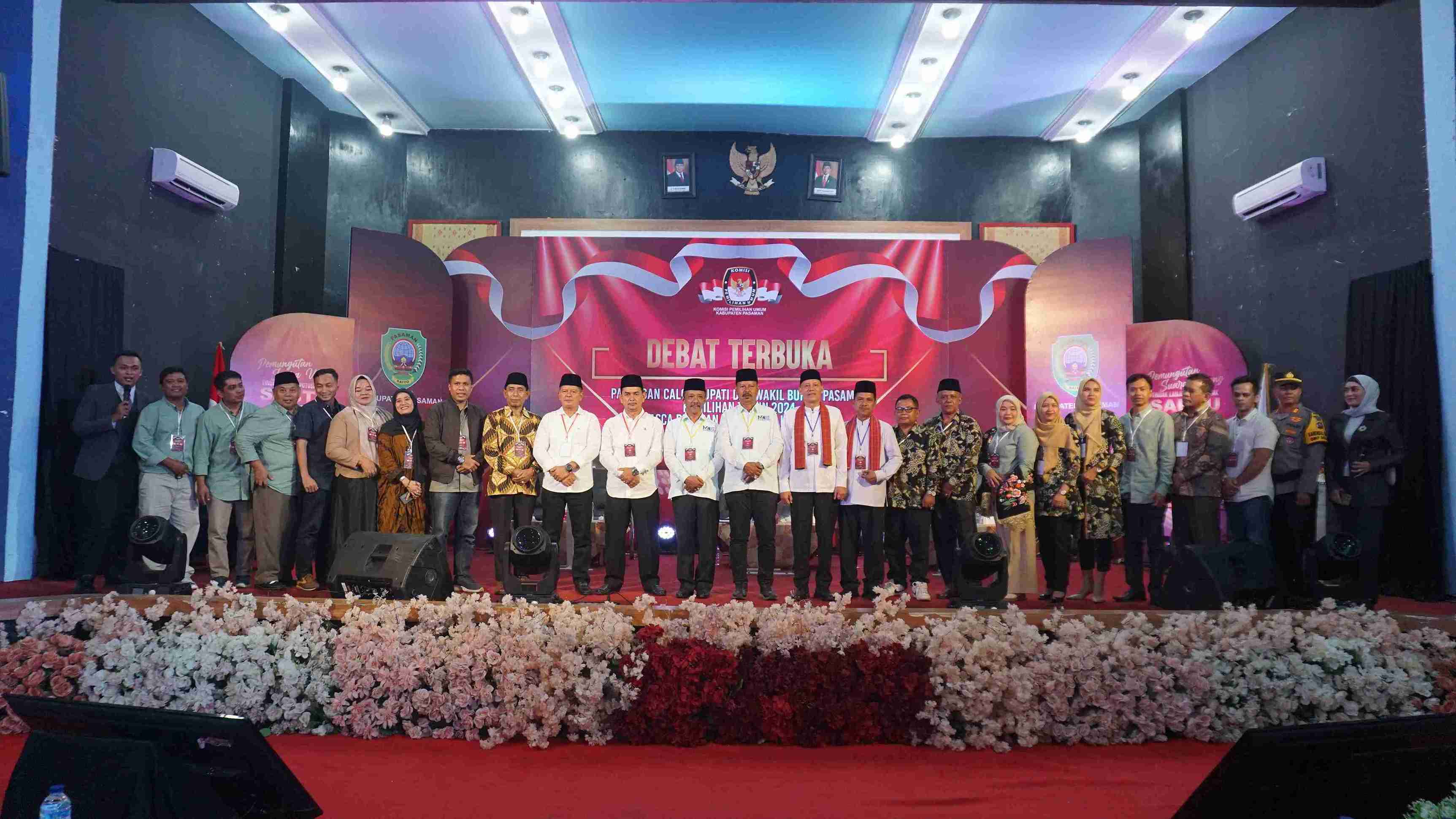 Rini Juita dalam pengawasan debat terbuka