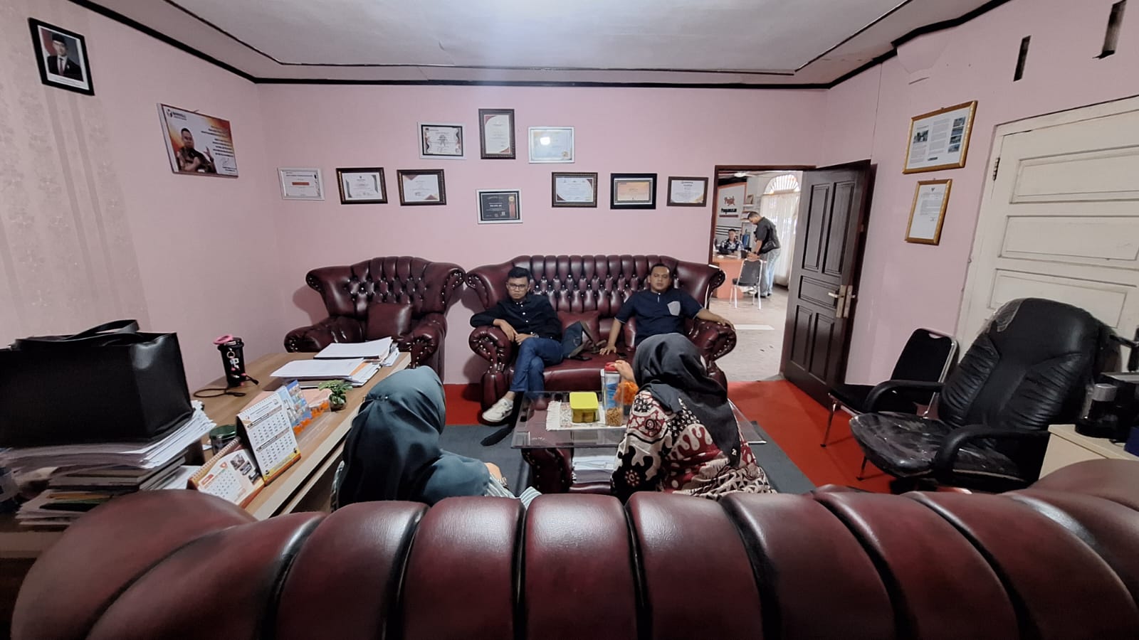 Febrian bartez Anggota Bawaslu provinsi Sumbar  dalam kegiatan supervisi