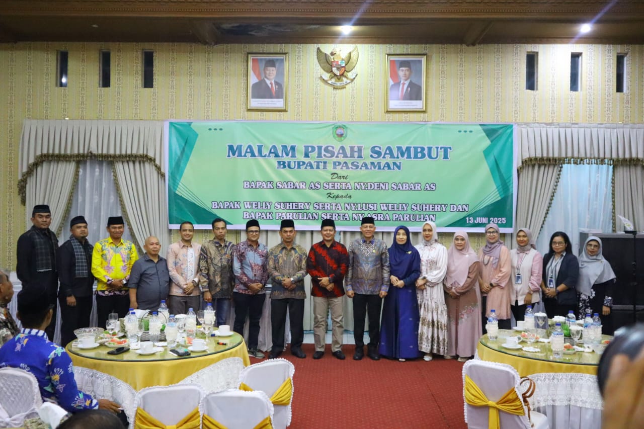 malam pisah sambut Bupati Pasaman