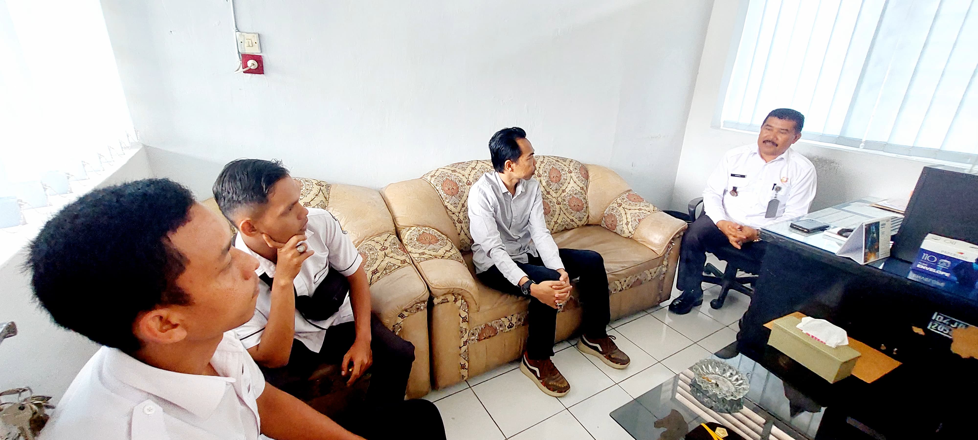 Zaini Afandi dalam kegiatan Koordinasi dengan Lapas Kelas II B untuk Jaga Data Pemilih Berkelanjutan