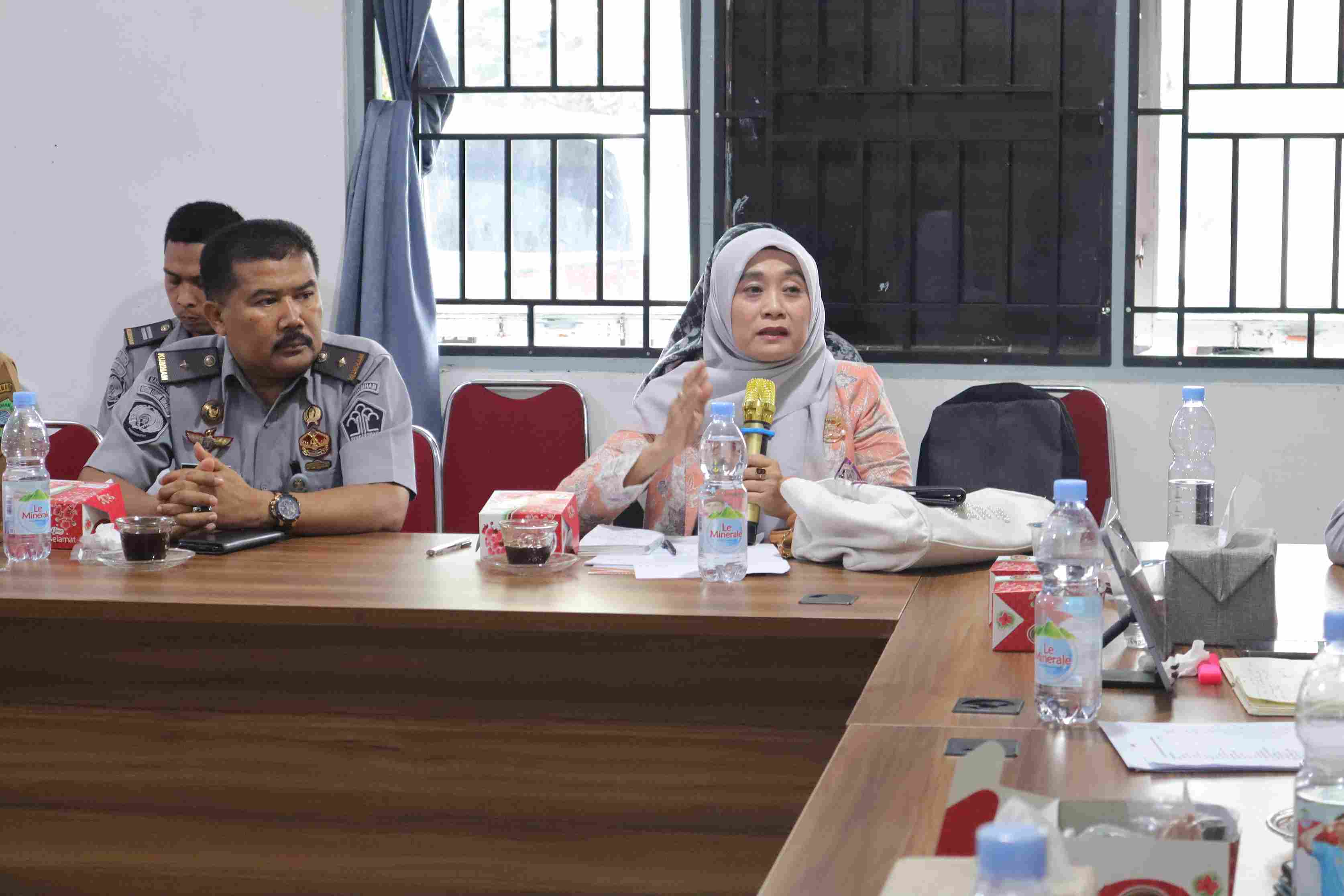 Rini Juita dalam rapat Kooordinasi tindak lanjut turunan data PDPB