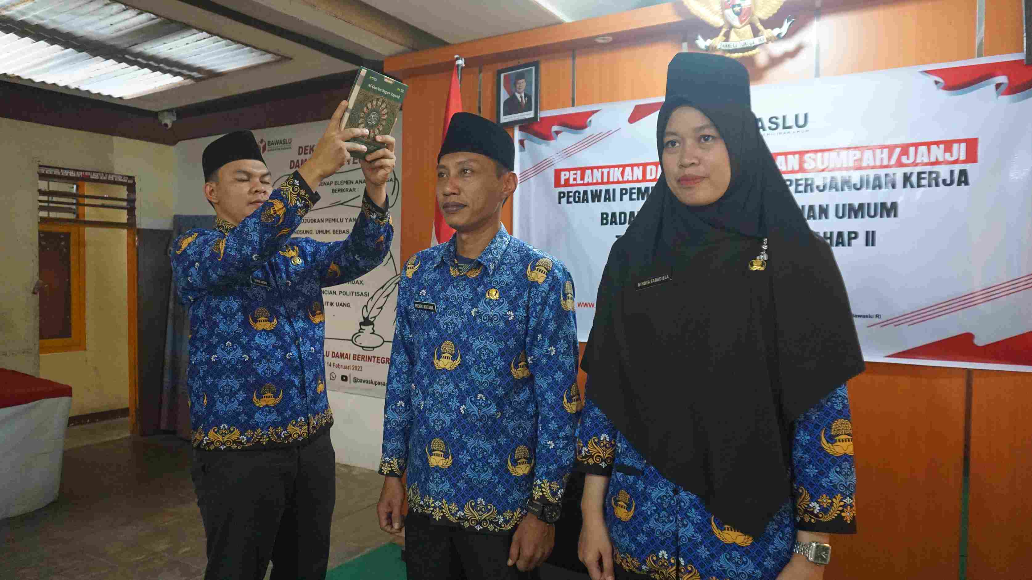 Pelantikan  PPPK Tahap II Bawaslu Kabupaten Pasaman