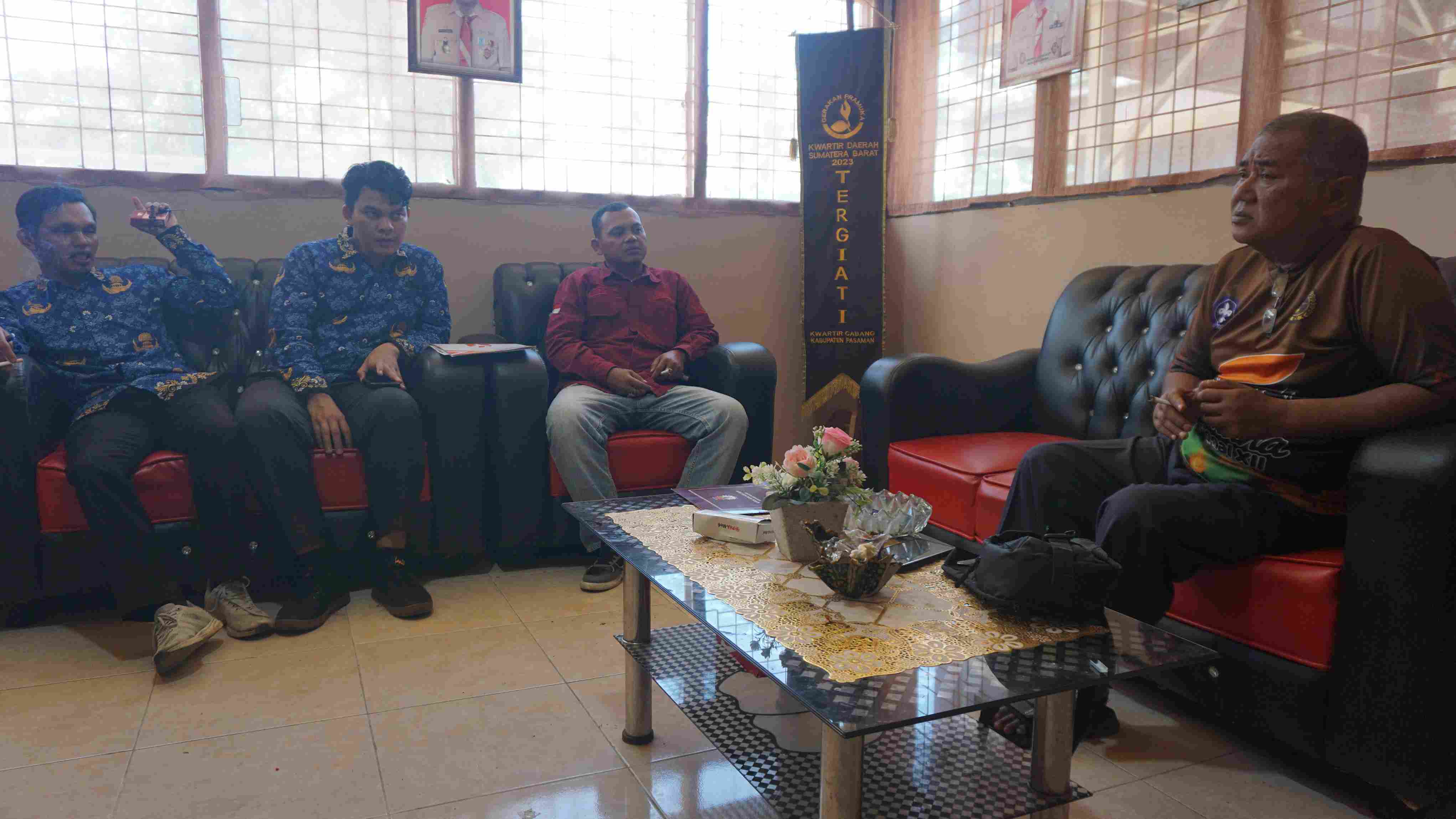  Silaturahmi dengan Kwarcab Pramuka 0308 Pasaman