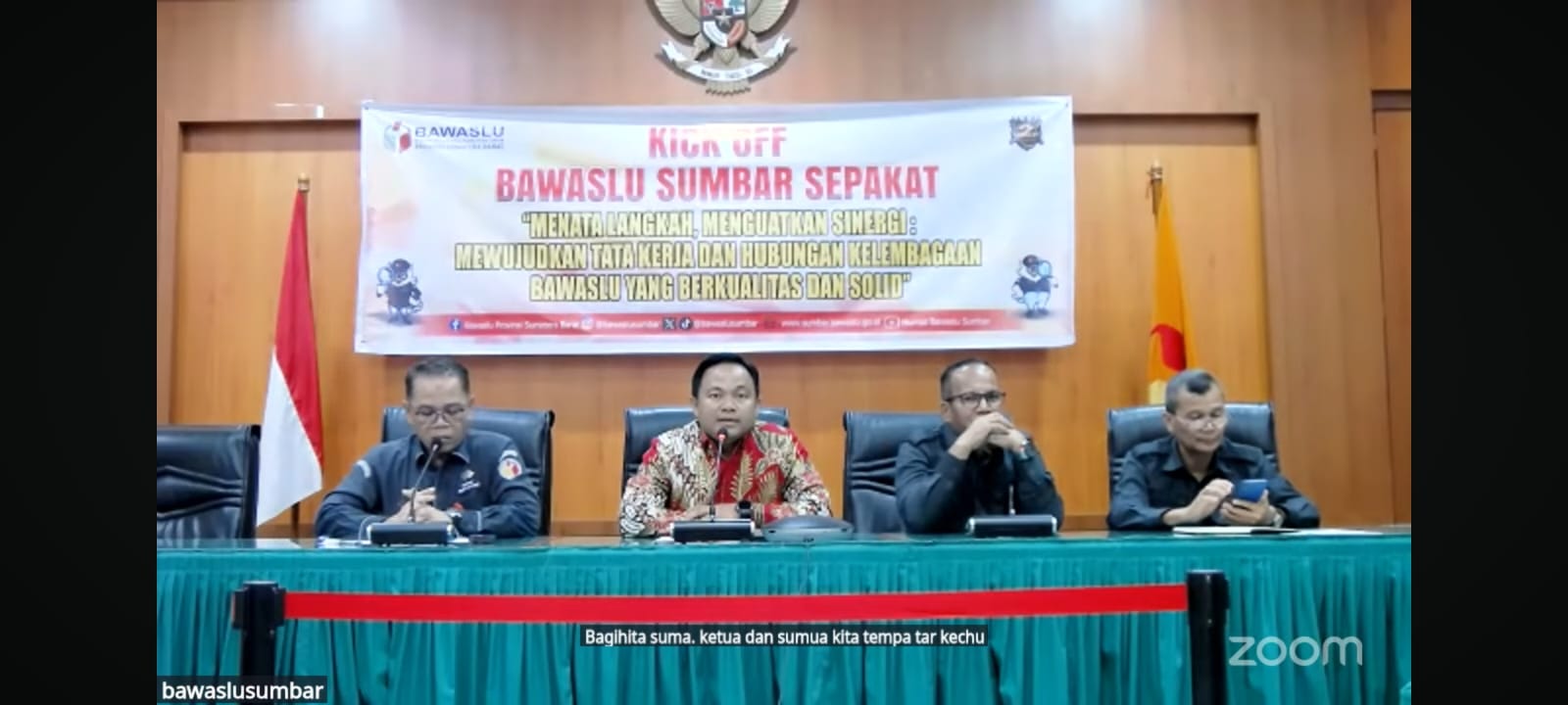 kick of "sepakat" Bawaslu Sumbar perkuat sinergi dan tata kerja lembaga tahun 2026