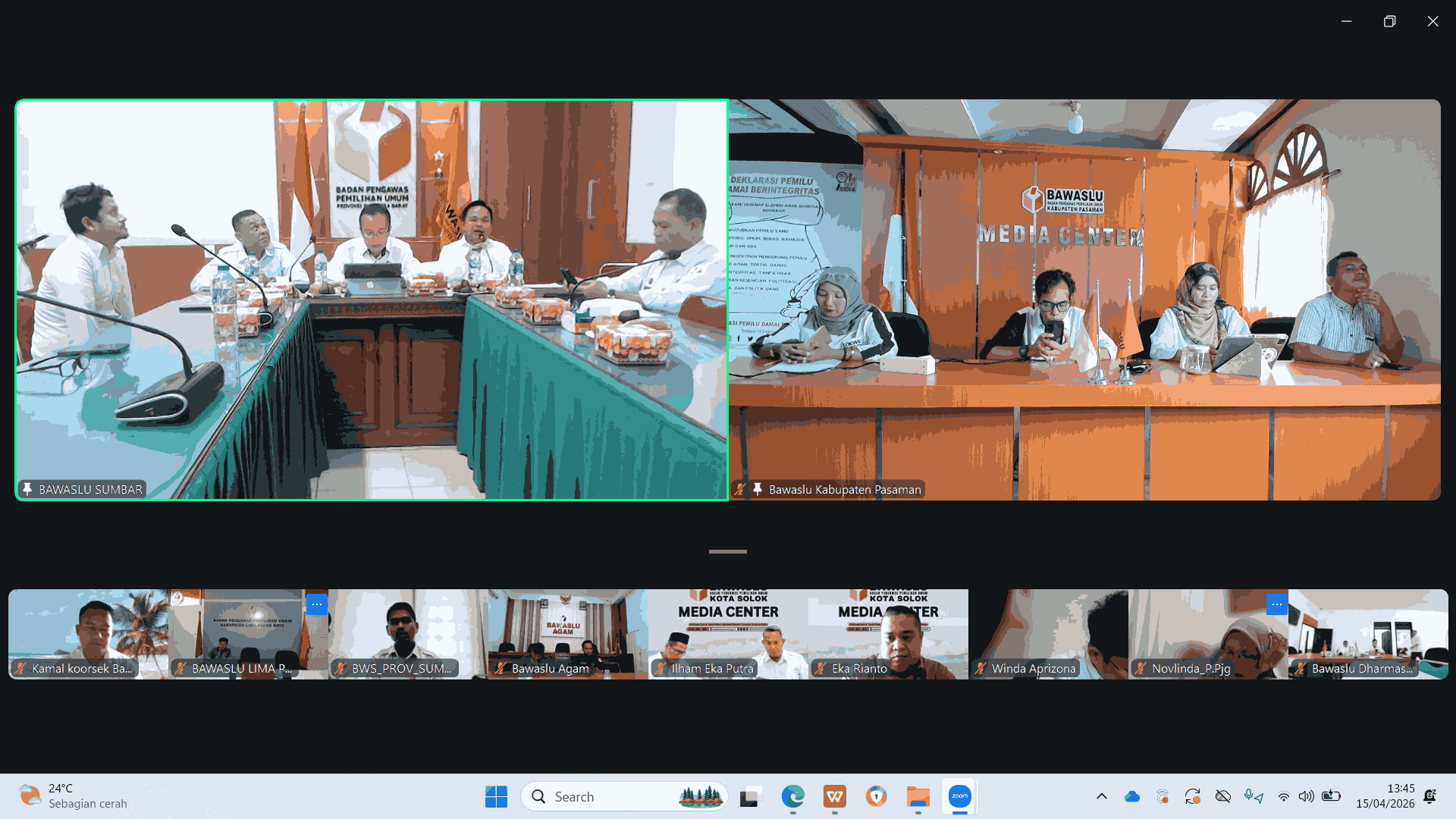 kegiatan Penguatan Kelembagaan Jadi Fokus, Bawaslu Pasaman Asah Karakter Kepemimpinan Lewat RDK