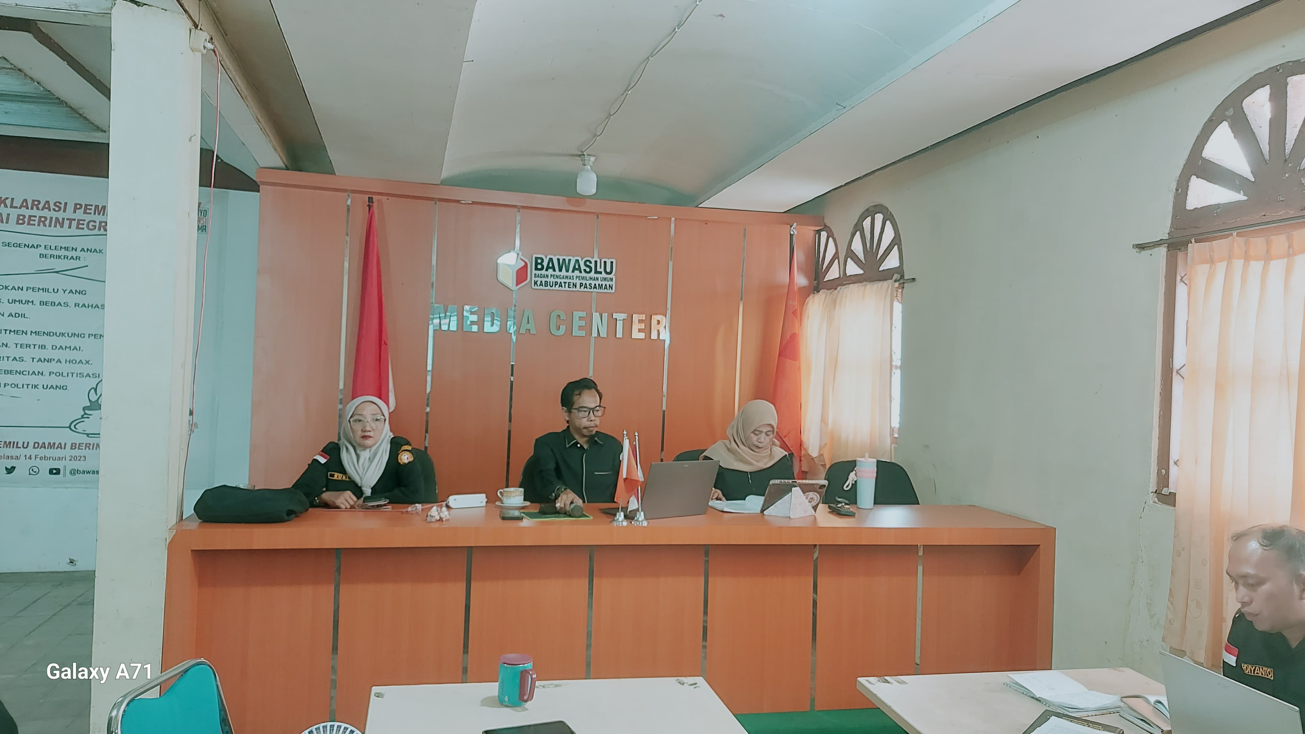 Kegiatan Penguatan kapasitas kelembagaan dalam penanganan pelanggaran pemilu.