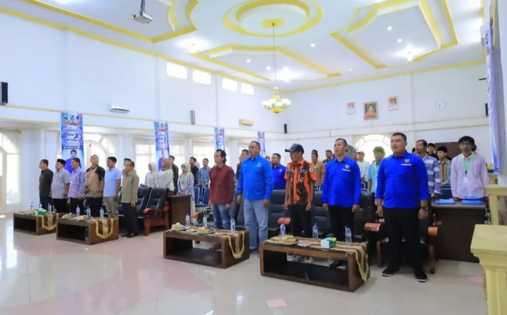 Bawaslu Kabupaten Pasaman, yang diwakili Zaini Afandi dalam kegiatan  MUSDA KNPI