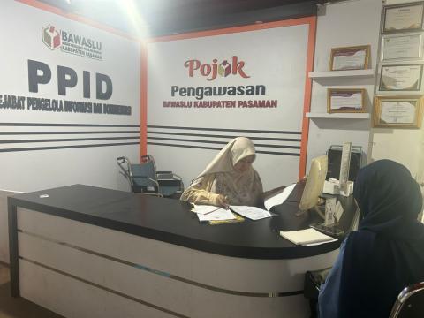  permohonan data terkait pelaksanaan Pemungutan Suara Ulang (PSU) di Pasaman melalui Pejabat Pengelola Informasi dan Dokumentasi (PPID) Bawaslu Pasaman