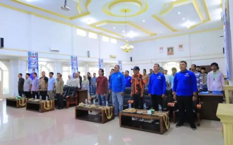 Bawaslu Kabupaten Pasaman, yang diwakili Zaini Afandi dalam kegiatan  MUSDA KNPI