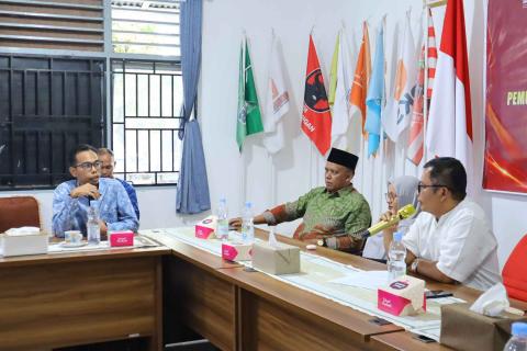 Zaini Afandi dalam kegiatan tindak lanjut verifikasi pemutakhiran data partai politik