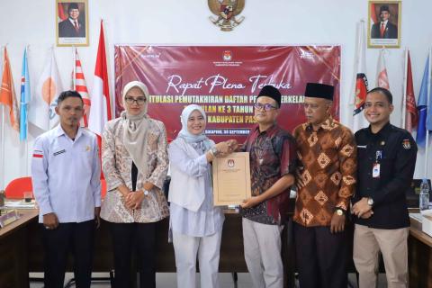  Pleno Rekapitulasi PDPB Triwulan III 2026