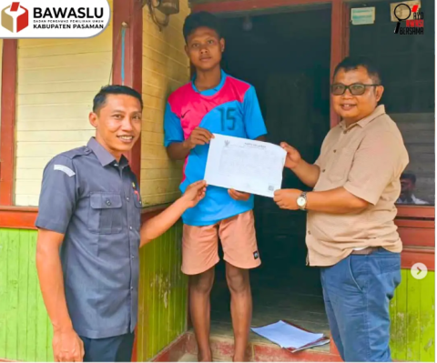 pengawasan terhadap pelaksanaan Pencocokan dan Penelitian Terbatas (Coktas) yang dilaksanakan Komisi Pemilihan Umum (KPU) Kabupaten Pasaman di Kecamatan Panti dan Kecamatan Dua Koto, Senin (7/9/2026)