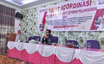 Zaini Afandi, dalam kegiatan Rapat Koordinasi Sentra Gakkumdu