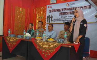 Kegiatan Sosialisasi partisipatif di kecamatan Padang gelugur