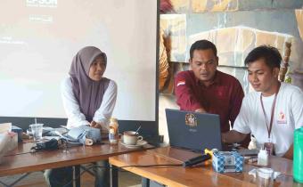 Lumban tori dalam kegiatan uji coba Applikasi SIWASLIH