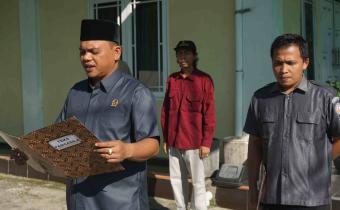 Lumban Tori dalam upacara peringatan Hari Sumpah pemuda