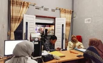 Rini juita dalam kegiatan Supervisi dan monitoring perekrutan PTPS