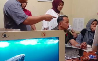 Katua Bawaslu provinsi sumatera Barat (Alni) dalam supervisi dan monitoring di  kabupaten Pasaman