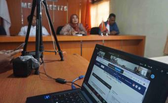 BAWASLU PASAMAN IKUTI LAUNCHING LEARNING MANAGEMENT SYSTEM (LMS)