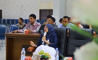 Ketua Bawaslu Pasaman dalam kegiatan Evaluasi Pelaksanaan Pemilihan Bupati dan Wakil Bupati 2024 