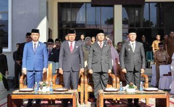 Zaini afandi dalam kegiatan memperingati Hari Ulang Tahun (HUT) Bhayangkara ke-79