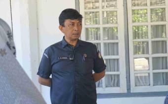  Koordinator Sekretariat Bawaslu Pasaman (Al Ikhwan) di  apel rutin