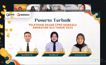 Pelepasan pelatihan dasar CPNS Bawaslu Kabupaten Pasaman