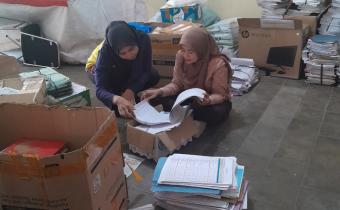 Rini Juita (ketua bawaslu pasaman) dalam kegiatan Jum'at sehati