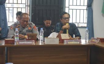 Zaini afandi dalam kegiatan persiapan pemutakhiran daftar pemilih berkelanjutan Triwulan I Tahun 2026