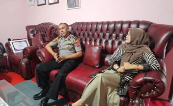 Rini Juita dalam kegiatan konsolidasi bersama Polres Pasaman