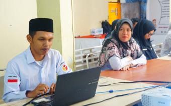 Rapat persiapan peluncuran Program Pusat Pendidikan Pengawasan Partisipatif (P2P) yang digelar oleh Bawaslu Provinsi Sumatera Barat secara daring, Rabu (10/6/2026). 