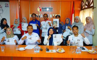 konsolidasi demokrasi bawaslu kabupaten pasaman bersama organisasi pemuda dan organisasi exra kampus