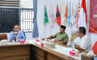 Zaini Afandi dalam kegiatan tindak lanjut verifikasi pemutakhiran data partai politik