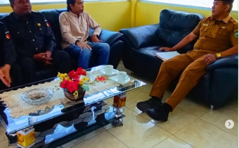 Zaini Afandi  koordinasi dengan Badan Kesatuan Bangsa dan Politik (Kesbangpol) Kabupaten Pasaman.