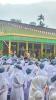 Ketua Bawaslu Pasaman (Rini juita) sebagai pembina Apel di SMKN 1 Lubuksikaping